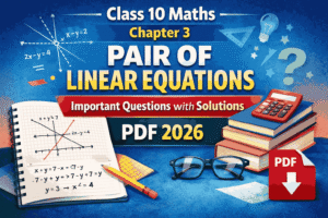 Class 10 Maths Chapter 3 Pair of Linear Equations Important Questions