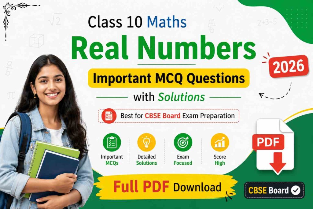 Class 10 Maths Real Numbers Important MCQ Questions with Solutions